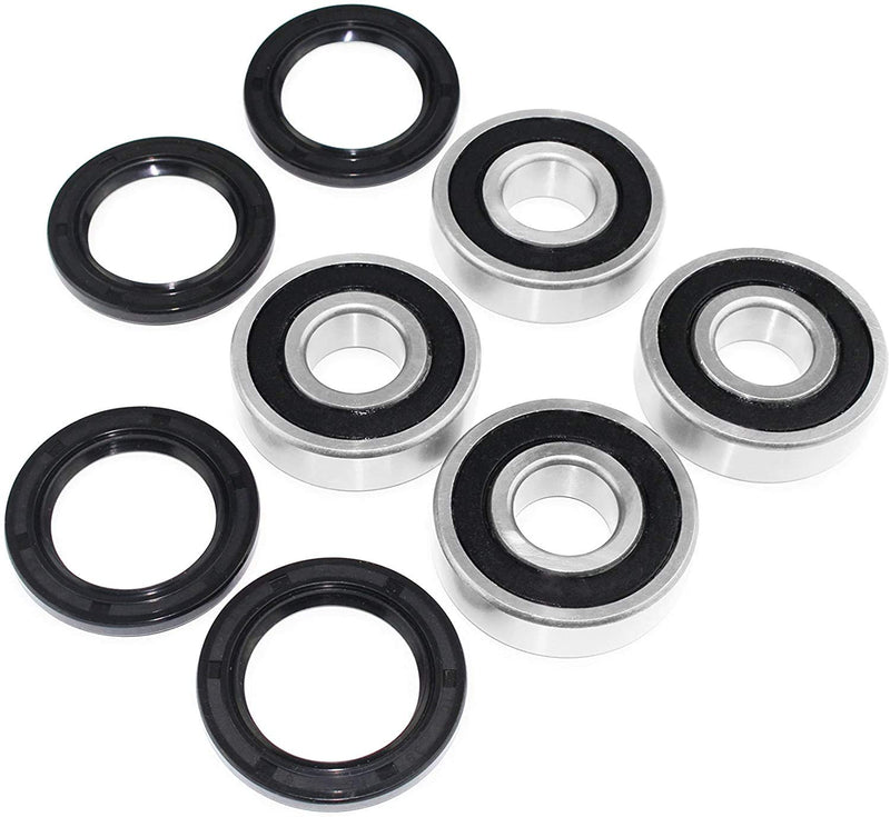 Compatible with HONDA TRX300 FourTrax ATV Bearing & Seal Kit both sides Front Wheels 1993-2000