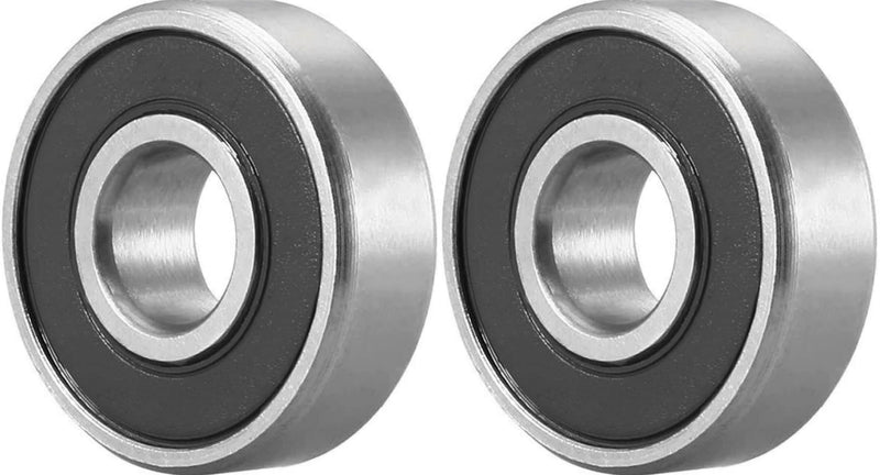 OCTOPUS - 2PCS of SR10 2RS Stainless Steel Sealed 5/8" x 1 3/8" x 11/32" inch Deep Grove Ball Bearing