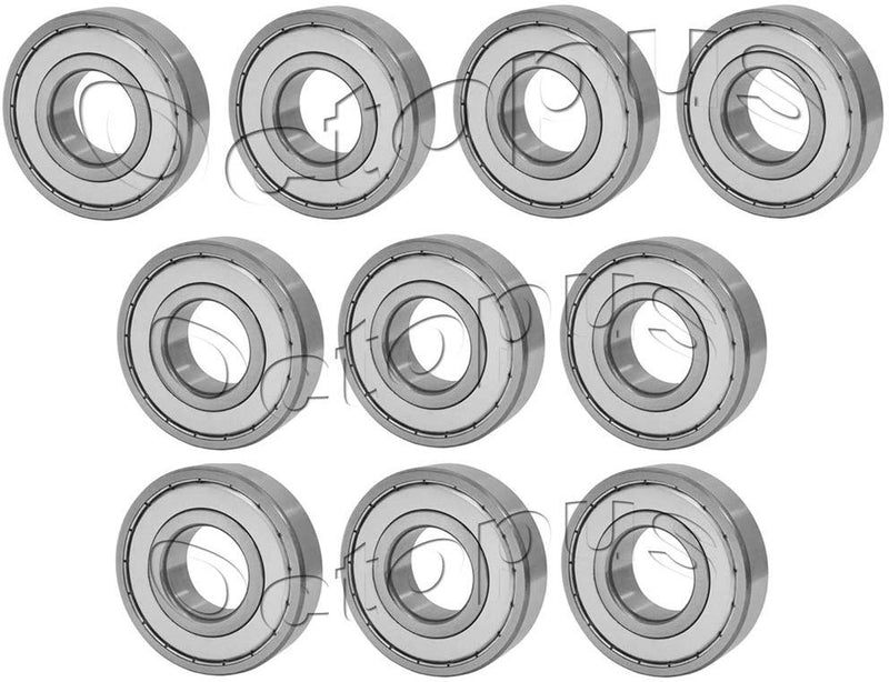 10PC Premium 698 ZZ ABEC3 Metel Shielded Deep Groove Ball Bearing 8 x 19 x 6mm