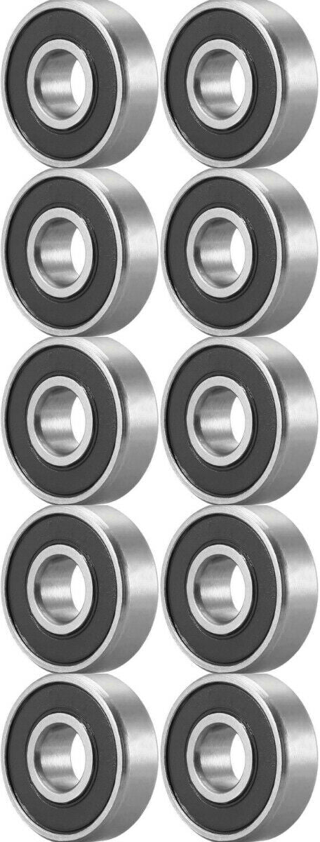 10pcs SR10 2RS Stainless Steel Sealed 5/8" x 1 3/8" x 11/32" inch Ball Bearings
