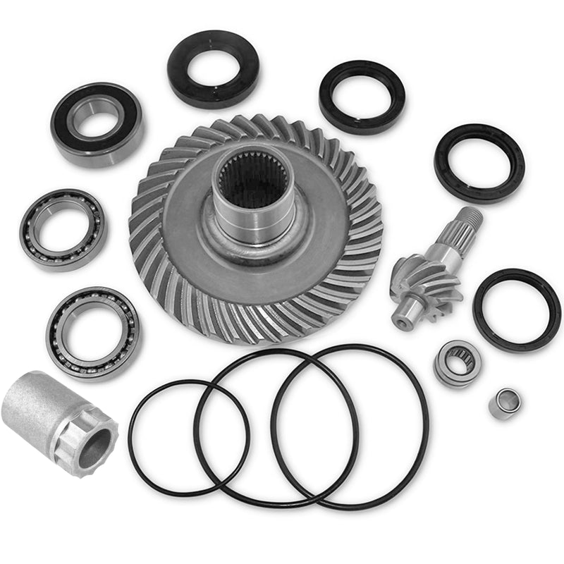 OCTOPUS - Compatible for HONDA TRX300 2x4 Fourtrax Rear Differential Ring & Pinion Gear + Bearing kit 88-00 Nut Tool Included