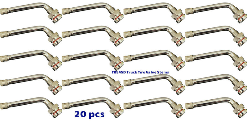 20 Kits TR545D Truck Tire Valve Stems for 22.5 & 24.5 Alcoa Aluminum Wheels NEW